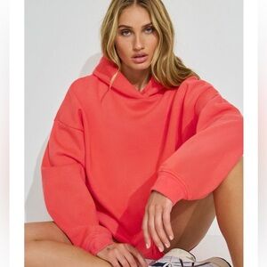 Garage Ultrafleece Hoodie in Cayenne Orange (Coral) - XXS/XS
